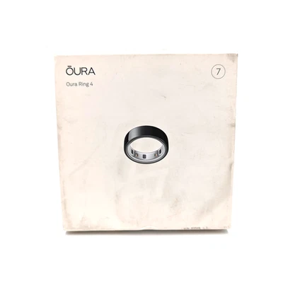 Oura Ring 4 Smart Ring Activity Tracker - Size 7 - (JZ90-54144-07) - Black - Image 1 of 4