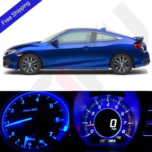 Blue LED Dash Cluster Instrument Lighting Kit Fits 2002-2005 Honda Civic Si - Picture 1 of 8