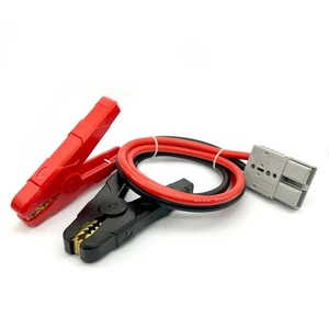 120A Anderson Type Plug to Big Alligator Clip Clamps Battery Connector 600V 6AWG - Afbeelding 1 van 10
