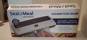 FoodSaver Seal-a-Meal Vacuum Food Sealer with Starter Bags - White/Gray - Picture 1 of 8