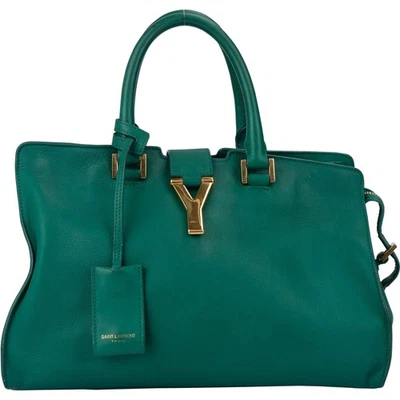 Saint Laurent Green Leather Y Handbag Tasche - Bild 1 von 4