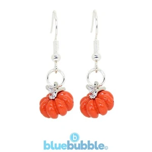 Bluebubble TRICK OR TREAT Mini Kürbis Ohrringe Halloween Aschenputtel Kostüm - Bild 1 von 5