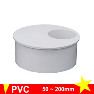 PVC Eccentric Reducer Bush Water Adhesive Fittings 50 /75/110mm Drain Waste Vent - Picture 1 of 4