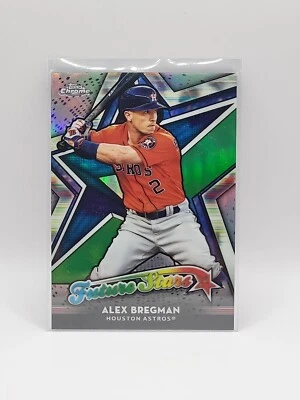 2018 Topps Chrome Future Stars Refractors #FS9 Alex Bregman Houston Astros - Image 1 of 2