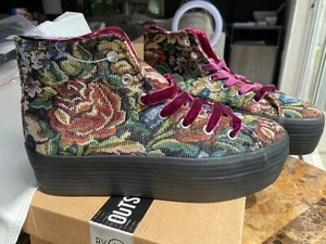 BY67 SIXTYSEVEN Schuhe schwarz/ floral Tapestry Gr. 39 EU /8,5 US - Bild 1 von 5