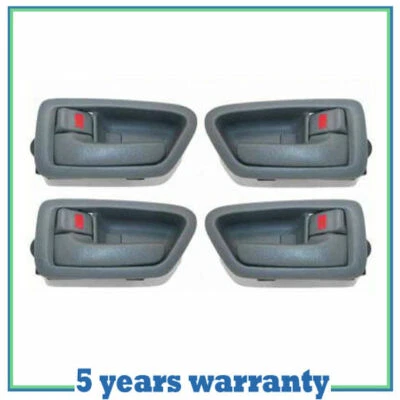 Juego de 4 manijas interiores de puerta gris para Toyota Camry 1997-2001 Foto 1 de 3