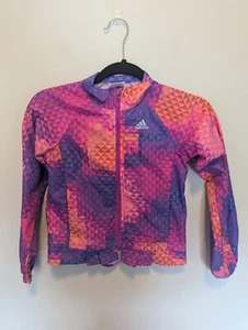 Adidas Spring Bright Multi Color Girls Jacket 6X - Picture 1 of 4