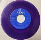 Casanovas 1955 Doowop 45 That's All / Are You For Real Apollo Purple Wax Repro M