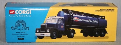 CAMIÓN CISTERNA CORGI CLASSICS 16303 1:50 SCAMMELL HIGHWAYMAN SIEMPRE LISTO EN CAJA Foto 1 de 4