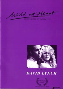 Wild at Heart Presseheft Nicolas Cage, Laura Dern, Willem Dafoe David Lynch Lula - Imagen 1 de 1