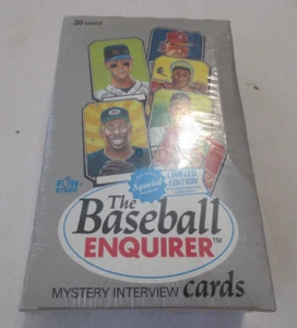 1992 Confex The Baseball Enquirer Sealed Wax Pack Box parody Bo Griffey - Picture 1 of 11