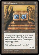 THUMBSCREWS ~mtg NM Tempest Rare x1