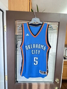 Oklahoma City Thunder #5 Victor Oladipo 2016 NBA Basketball Swingman Jersey OKC - Picture 1 of 5