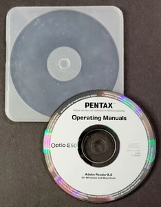 Pentax Optio E50 Operating Manuals on CD-Rom - Picture 1 of 1