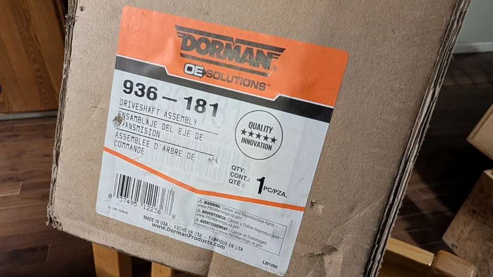2002-2008 Dodge Ram 1500 -- Drive Shaft Dorman 936-181  - Изображение 1 из 4