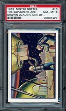 1962 Mister Softee #10 The Explorers Are Shown Loading One Of... PSA 8