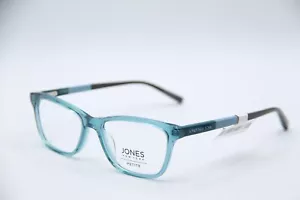 NEW JONES NEW YORK J236 CRYSTAL TEAL AUTHENTIC DESIGNER EYEGLASSES 48-15 - Picture 1 of 5