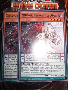 YU-GI-OH! COM PENDULE ZEFRANOYAU MARIONNETTE DE L'OMBRE X2 CROS-FR023 ED 1 - Imagen 1 de 1