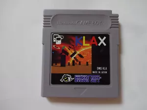 KLAX Nintendo GAMEBOY GB DMG-KLA Hudson 1990 Cartridge Only NTSC-J From Japan - Picture 1 of 7