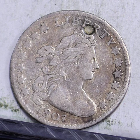 1807 Bust Dime - VF Details (#47388) Cover