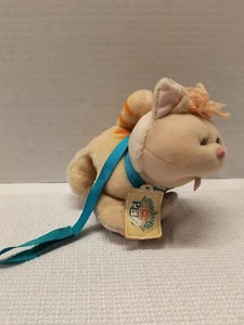 1987 Cabbage Patch Kids Pets Cat W/ Blue Leash - Picture 1 of 10