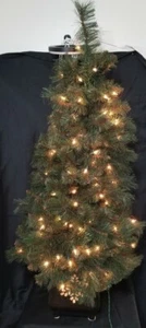 50" Pre-Lit Christmas Tree with Lighted Weighted Base - Used - Picture 1 of 10