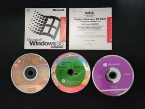 Windows Installation Disks - 95, XP, Vista, 8.1 - Picture 1 of 5