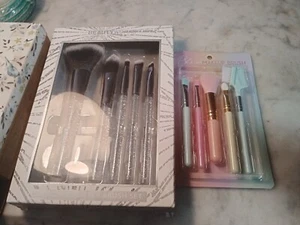 BeautyWorks NYC 6 Pc Glitter Eyeshadow Brush Set + Px Look Mini Set - Picture 1 of 3