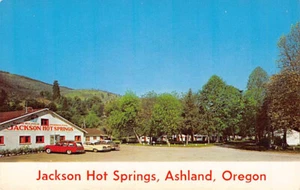 Postkarte ODER: Jackson Hot Springs, Ashland, Oregon, 60er Jahre, Camping - Bild 1 von 2