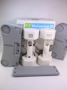 Everlast Nintendo Wii Workout Pak 2 libbre manubri pesi 3" manca fascia fitness! - Foto 1 di 18