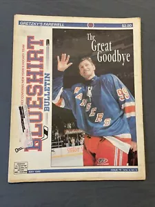 New York Rangers Blueshirt Bulletin Wayne Gretzky Ausgabe 79 1999 - Bild 1 von 2