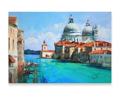 Венеция Италия картина оригинальное произведение искусства масло на холсте S Черняковский - Изображение 1 из 4