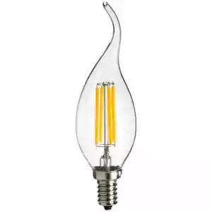 2Pk - SUNLITE 80447 Antique Filament LED 4 Watt 1800K E12 Base Light Bulbs - Picture 1 of 2