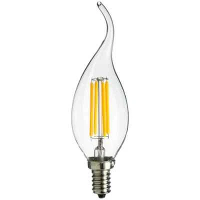 2Pk - SUNLITE 80447  Antique Filament LED 4 Watt 1800K E12 Base Light Bulbs - Image 1 of 2