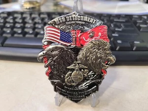 MARINE SECURITY GUARD DETACHMENT MSG ANKARA TURKIYE TURKEY CHALLENGE COIN - Picture 1 of 10