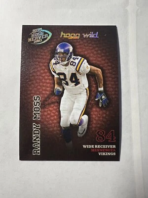 2003 Playoff Hogg Heaven Hogg Wild #83 Randy Moss #'d 73/150 Vikings - Image 1 of 2