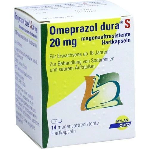 VIATRIS HEALTHCARE GMBH 3x OMEPRAZOL dura S 20 mg magensaftresist.Hartkapseln 14 St PZN: 6100197