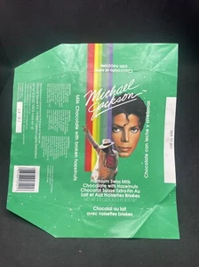 Michael Jackson 1989 Chocolate Bar Candy Wrapper Original VERY RARE! - Picture 1 of 8