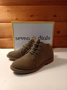Seven Dials Women's Sage Suede Combat Style Bootie Shoes Size 7.5 Brand New - Picture 1 of 19