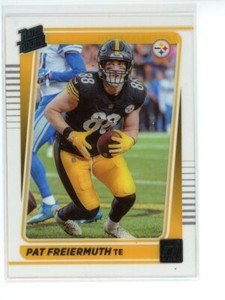 Pat Freiermuth - 2021 Clearly Donruss RATED ROOKIE #81 - Pittsburgh Steelers RC