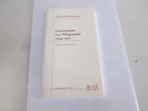 Conversations Avec Wittgenstein (1949-1951) Bouwsma, Oets Kolk - Foto 1 di 1
