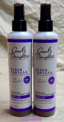 Carol's Daughter Black Vanilla Hydrating Leave In Conditioner Spray- 8 oz- 2-PK - Image 1 of 2