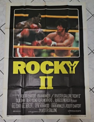 manifesto 2F ROCKY 2 II sylvester stallone boxe pugilato  T17 - Bild 1 von 2