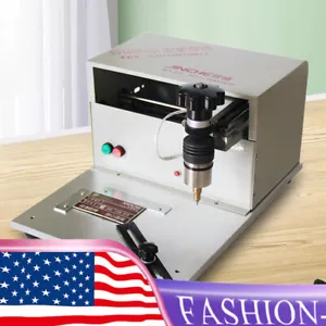 Electric Marking Machine Desktop Dot Peen Nameplate Tags Label Marking Engraver - Picture 1 of 15