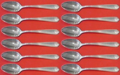 Lady Hilton by Westmorland Sterling Silver Teaspoon Set of 12 pcs 6" Flatware - Image 1 of 4
