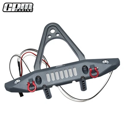 GPM Alu Front Bumper With D-Rings (Spiked Design) For SCX6 Jeep Trial Honcho - Image 1 of 4