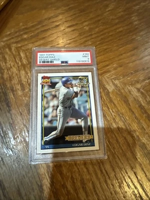 1991 Topps Desert Shield #164 EDGAR DIAZ PSA 9 BREWERS - Image 1 of 2