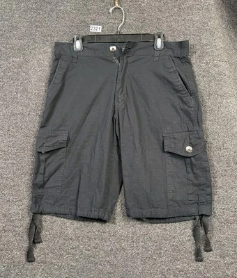 Pantalones Cortos Sueltos Southpole Para Hombre Talla 32 Negros Carga Patinador Bolsillos Góticos  Foto 1 de 4