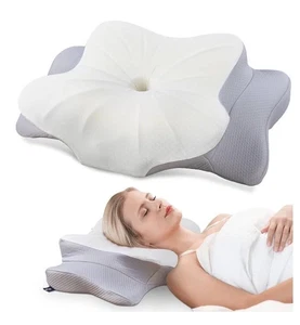 DONAMA Cuscino Cervicale per Collo e Spalle,Contorno Memory Foam Cuscino Standard - Foto 1 di 1