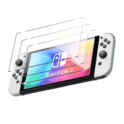 FDHYFGDY Vetro Temperato Nintendo Switch 2 2025 3 Pezzi Pellicola Schermo 9H